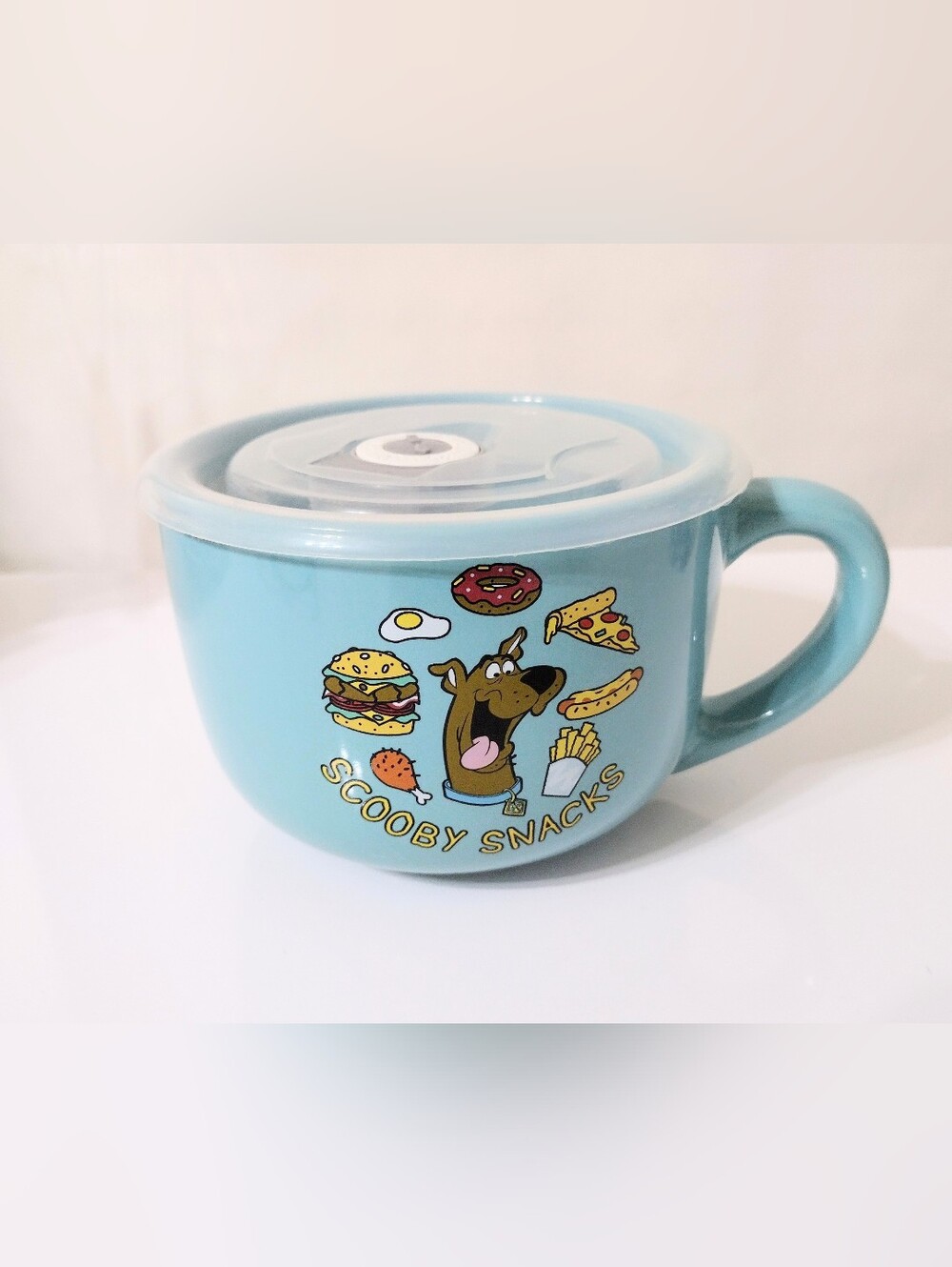 Scooby Snacks Blue Snack Mug with Lid